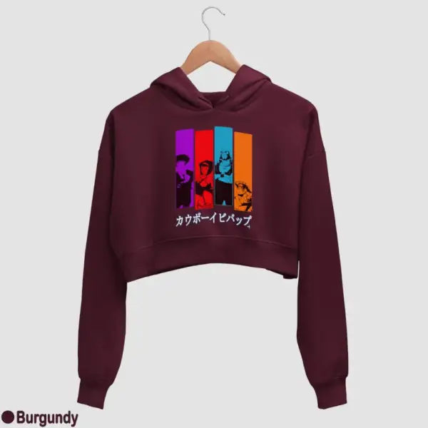 Cowboy Bebop Women's Crop Hoodie - Image 5