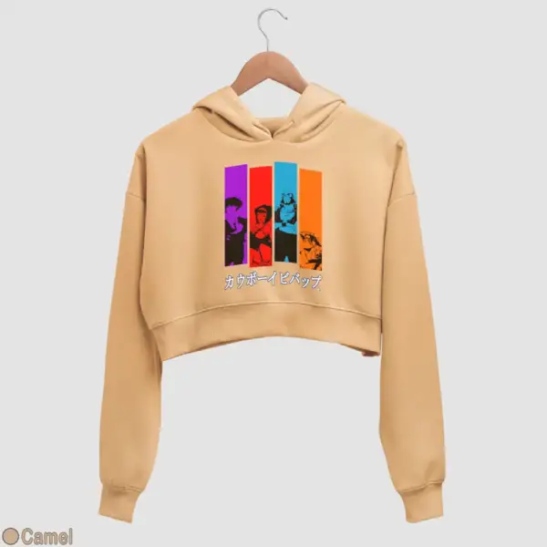 Cowboy Bebop Women's Crop Hoodie - Image 6