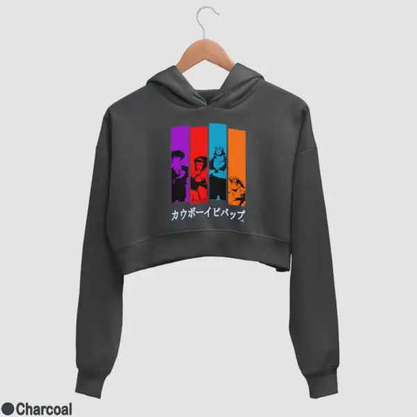 Cowboy Bebop Women's Crop Hoodie - Image 7