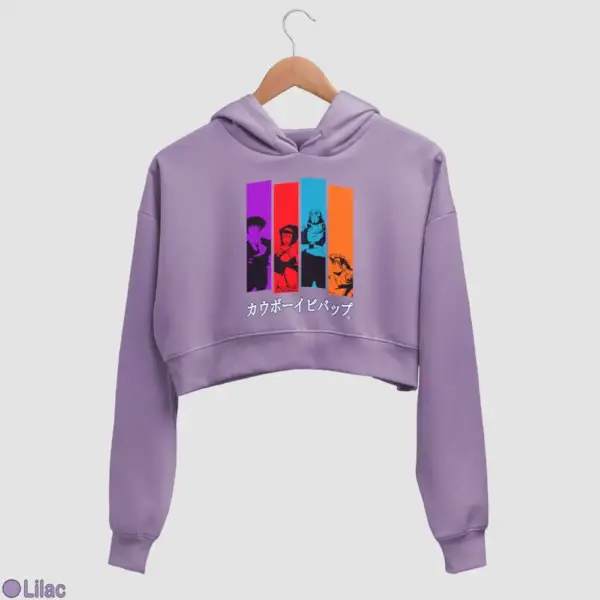 Cowboy Bebop Women's Crop Hoodie - Image 11