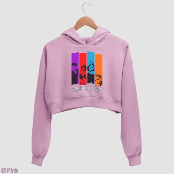 Cowboy Bebop Women's Crop Hoodie - Image 14
