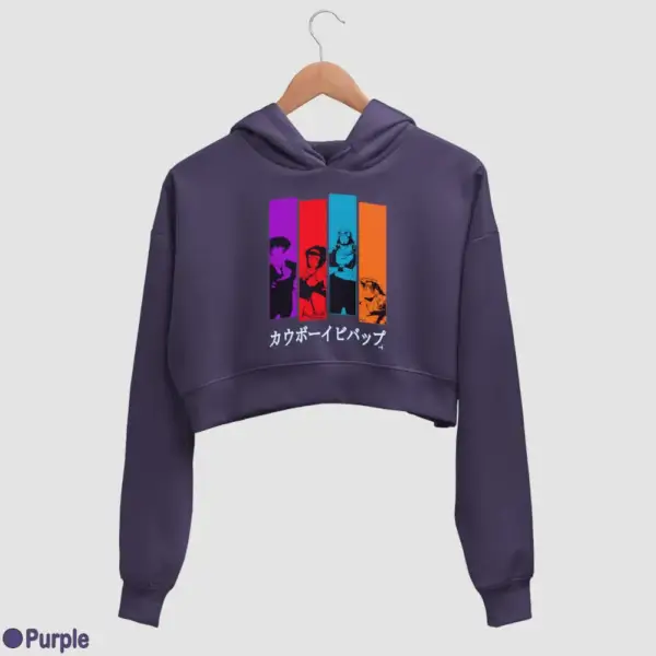 Cowboy Bebop Women's Crop Hoodie - Image 16