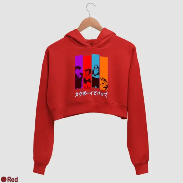 Cowboy Bebop Women's Crop Hoodie - Image 17