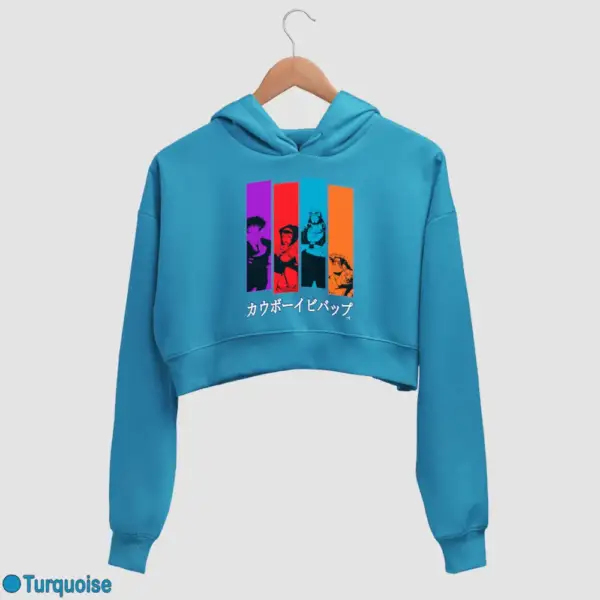 Cowboy Bebop Women's Crop Hoodie - Image 18