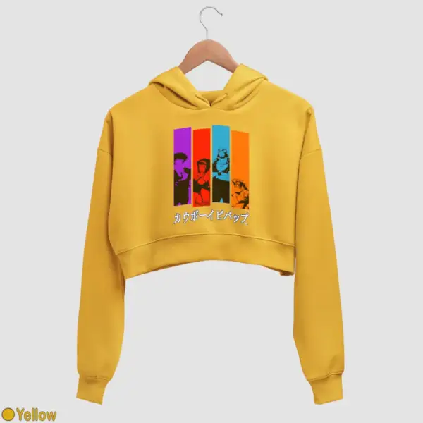 Cowboy Bebop Women's Crop Hoodie - Image 19