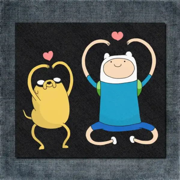 Finn and Jake Back Patch
