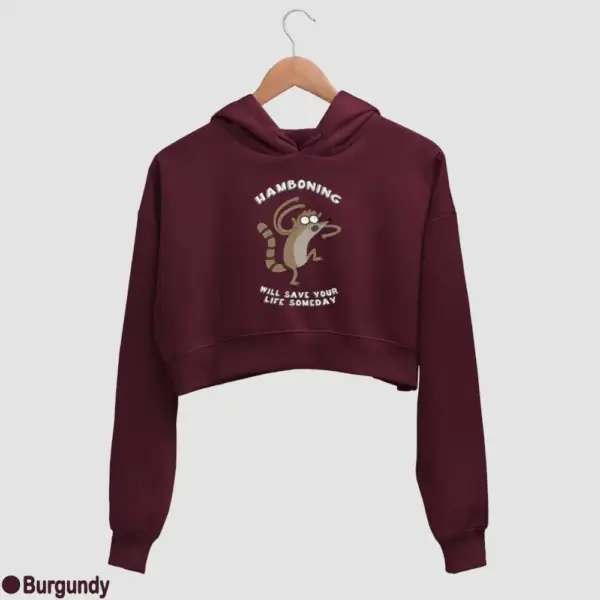 Hamboning Women's Crop Hoodie - Image 4