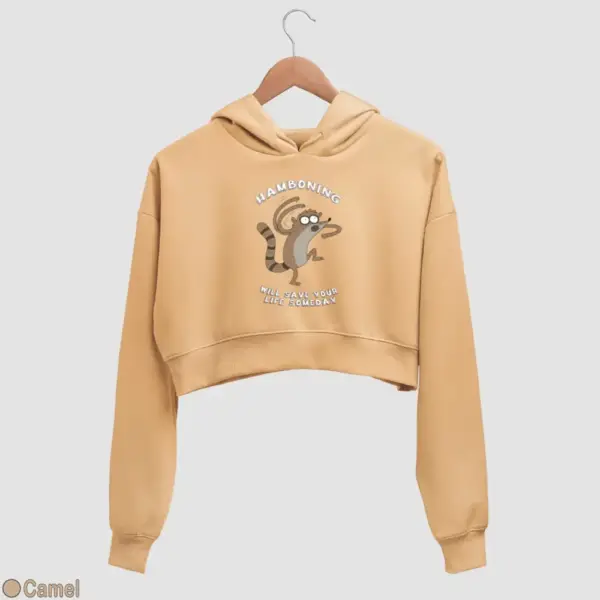 Hamboning Women's Crop Hoodie - Image 5