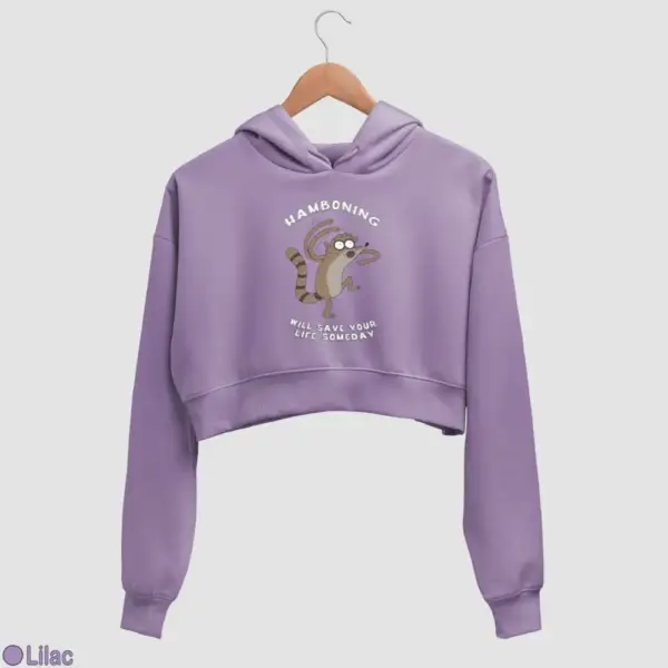 Hamboning Women's Crop Hoodie - Image 10