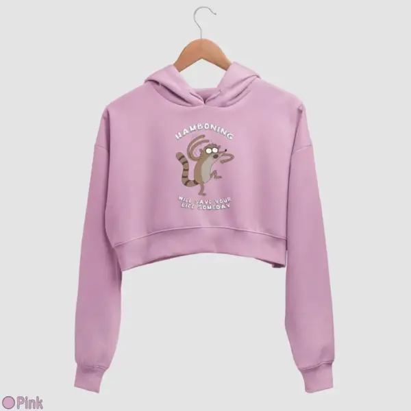 Hamboning Women's Crop Hoodie - Image 13