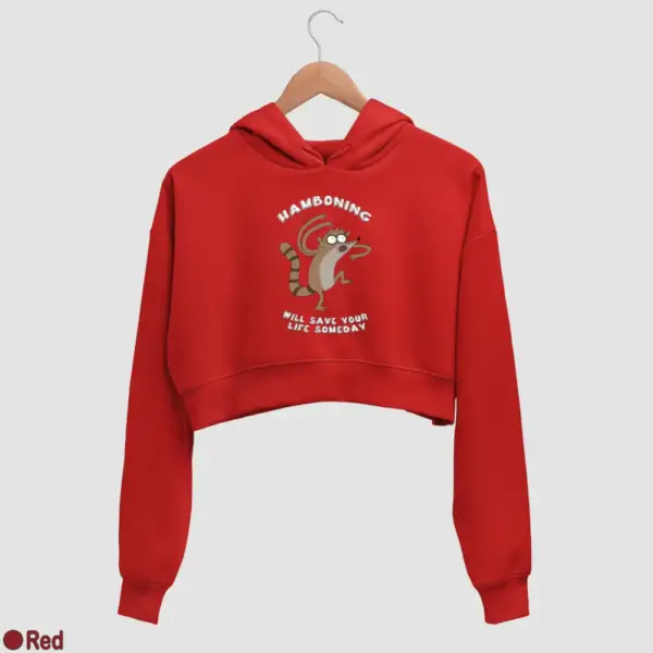 Hamboning Women's Crop Hoodie - Image 16