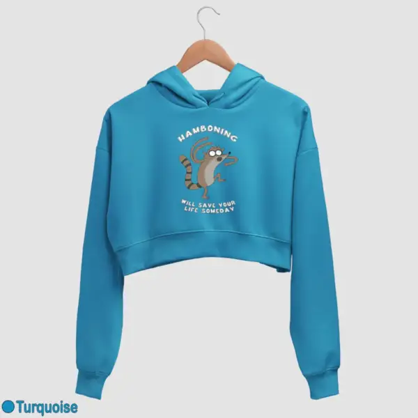 Hamboning Women's Crop Hoodie - Image 17