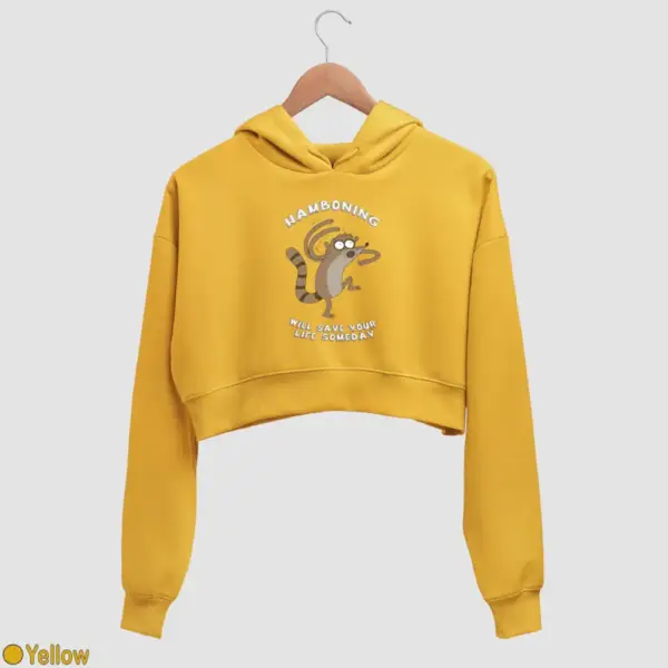Hamboning Women's Crop Hoodie - Image 19