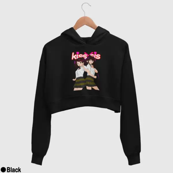 Kiss X Sis Twins Women's Crop Hoodie - Image 2
