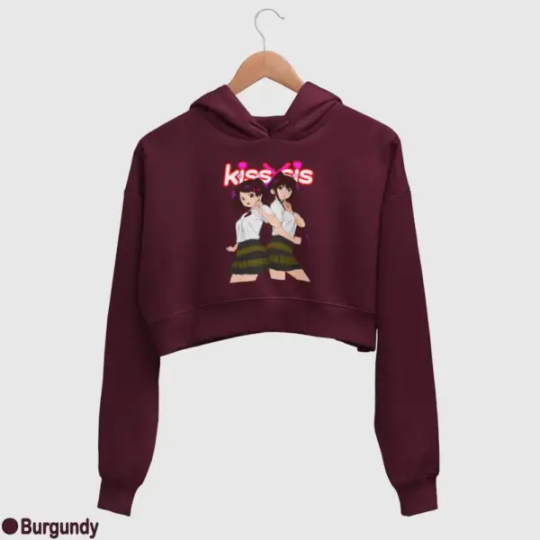 Kiss X Sis Twins Women's Crop Hoodie
