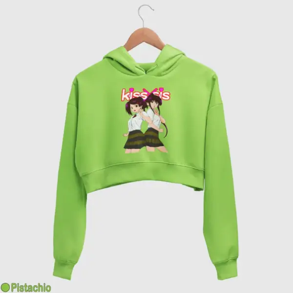 Kiss X Sis Twins Women's Crop Hoodie - Image 14