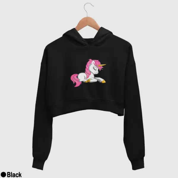 Lol Surprise Magic Unicorn Women's Crop Hoodie - Image 2