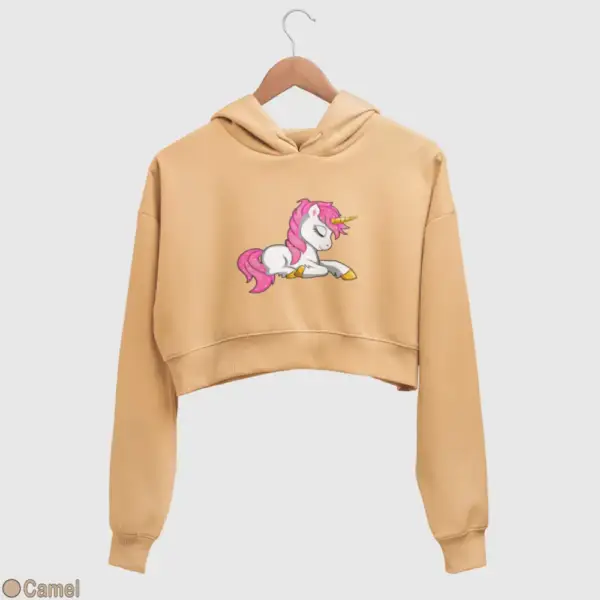 Lol Surprise Magic Unicorn Women's Crop Hoodie - Image 6