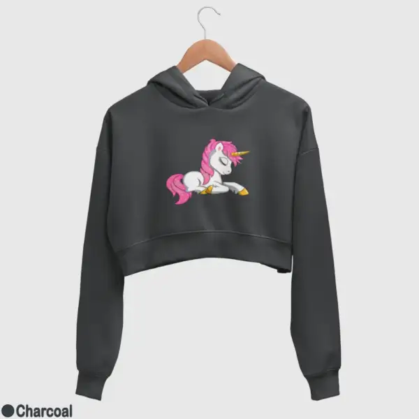 Lol Surprise Magic Unicorn Women's Crop Hoodie - Image 7
