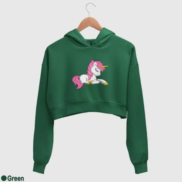 Lol Surprise Magic Unicorn Women's Crop Hoodie - Image 8