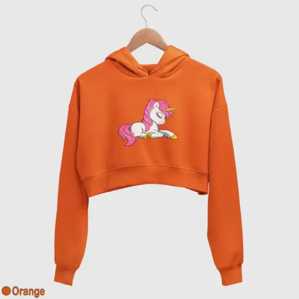 Lol Surprise Magic Unicorn Women's Crop Hoodie - Image 12