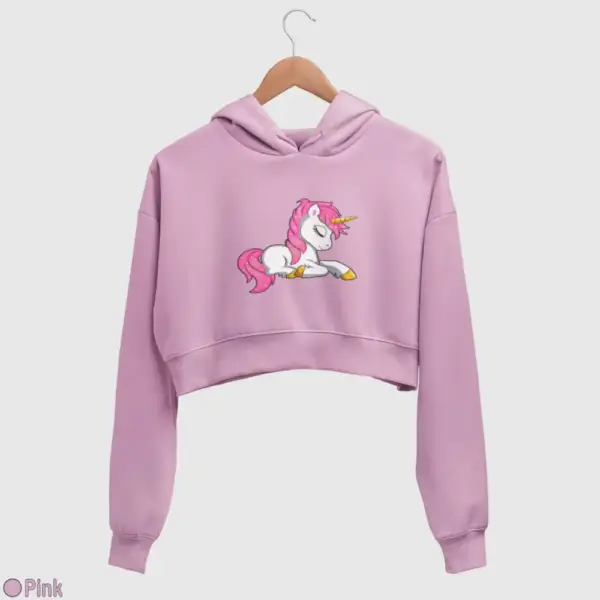 Lol Surprise Magic Unicorn Women's Crop Hoodie - Image 13