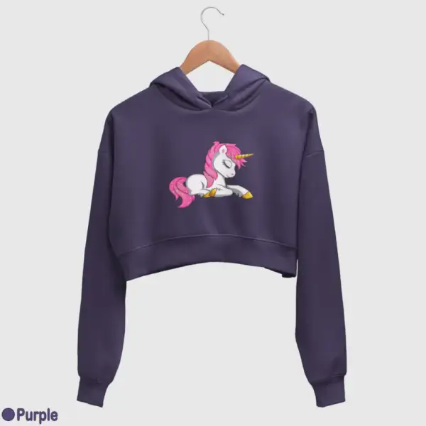 Lol Surprise Magic Unicorn Women's Crop Hoodie - Image 15