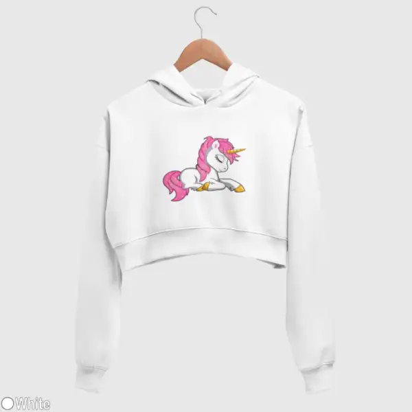 Lol Surprise Magic Unicorn Women's Crop Hoodie - Image 18