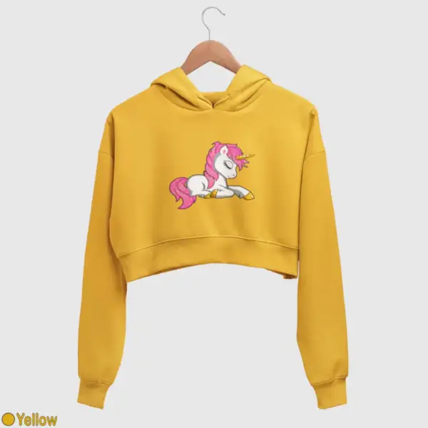 Lol Surprise Magic Unicorn Women's Crop Hoodie - Image 19