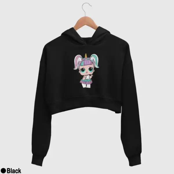 Lol Surprise Unicorn Women's Crop Hoodie - Image 2