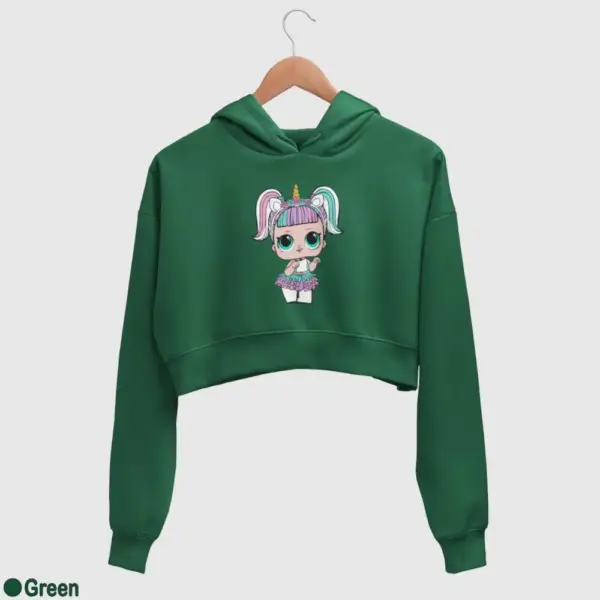 Lol Surprise Unicorn Women's Crop Hoodie - Image 8
