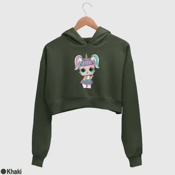 Lol Surprise Unicorn Women's Crop Hoodie - Image 10