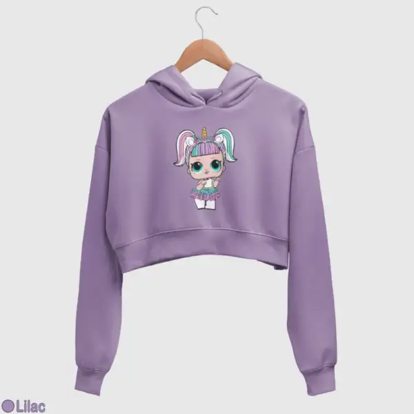 Lol Surprise Unicorn Women's Crop Hoodie - Image 11