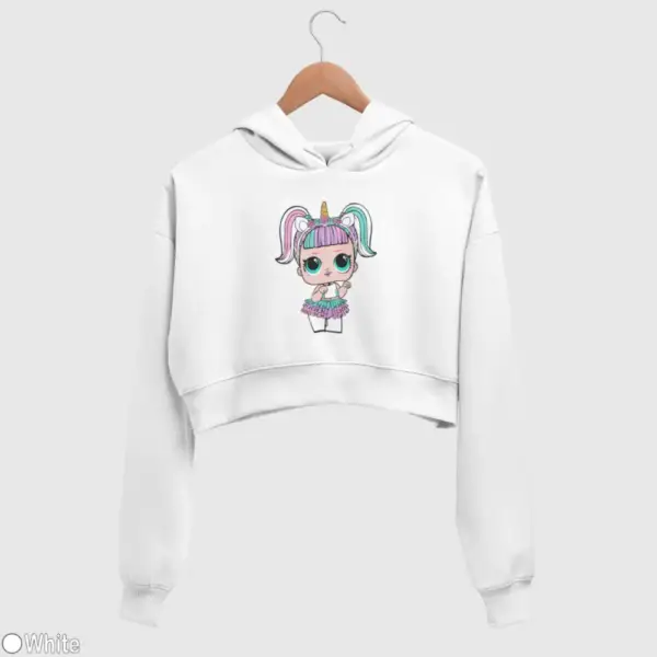Lol Surprise Unicorn Women's Crop Hoodie - Image 18