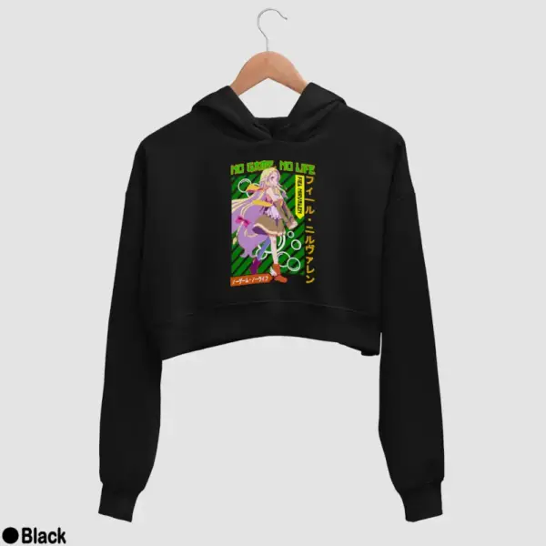 Anime Fiel Nirvalen Women's Crop Hoodie - Image 2