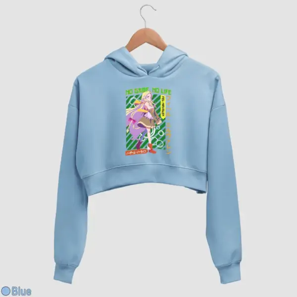 Anime Fiel Nirvalen Women's Crop Hoodie - Image 3