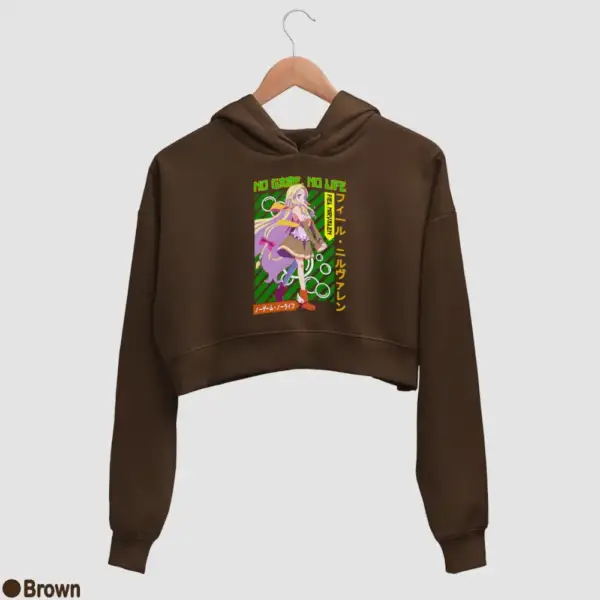 Anime Fiel Nirvalen Women's Crop Hoodie