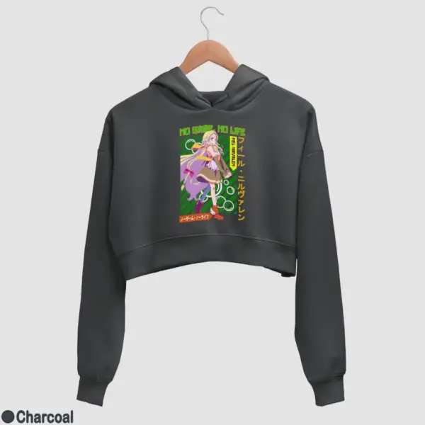 Anime Fiel Nirvalen Women's Crop Hoodie - Image 6