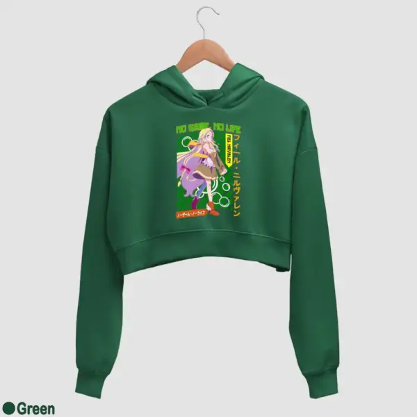 Anime Fiel Nirvalen Women's Crop Hoodie - Image 7