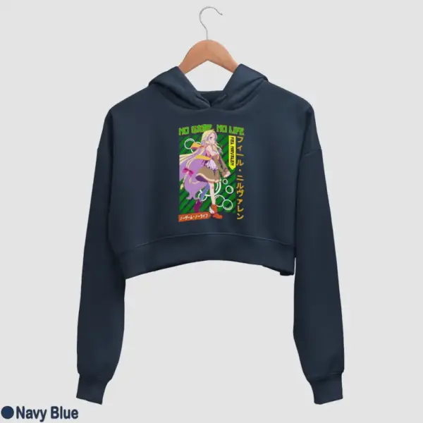 Anime Fiel Nirvalen Women's Crop Hoodie - Image 11