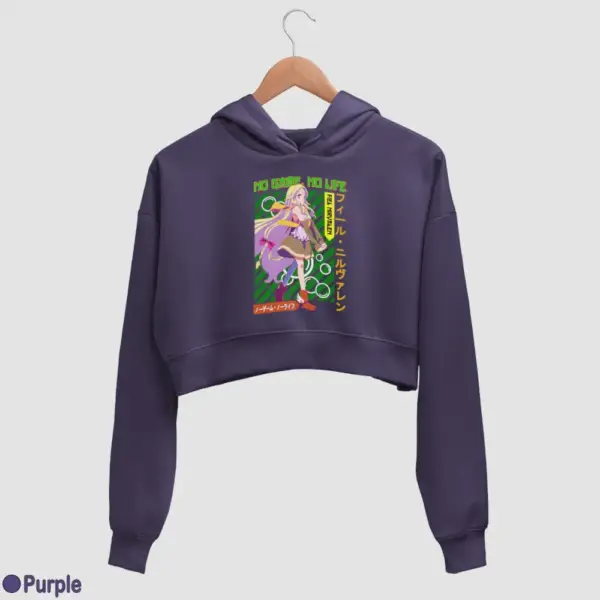 Anime Fiel Nirvalen Women's Crop Hoodie - Image 15