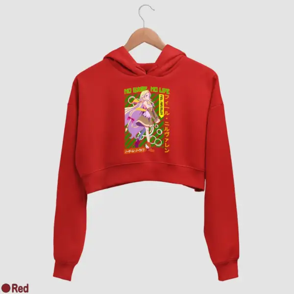 Anime Fiel Nirvalen Women's Crop Hoodie - Image 16