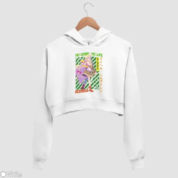 Anime Fiel Nirvalen Women's Crop Hoodie - Image 18