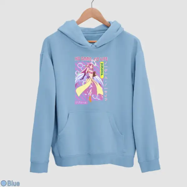 Anime Jibril Men's Hoodie - Image 3