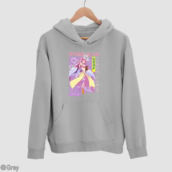 Anime Jibril Men's Hoodie - Image 8