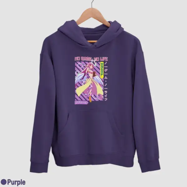 Anime Jibril Men's Hoodie - Image 15