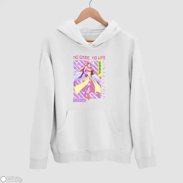 Anime Jibril Men's Hoodie - Image 18