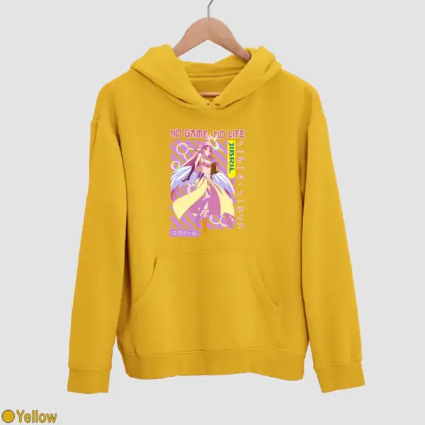 Anime Jibril Men's Hoodie - Image 19