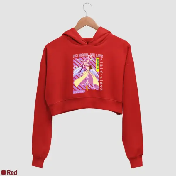 Anime Jibril Women's Crop Hoodie