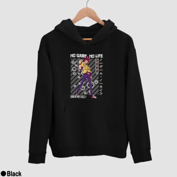 Anime Sora Men's Hoodie - Image 2